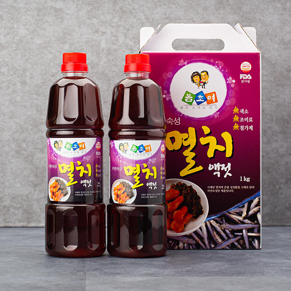 봄초여 멸치액젓1kg2병